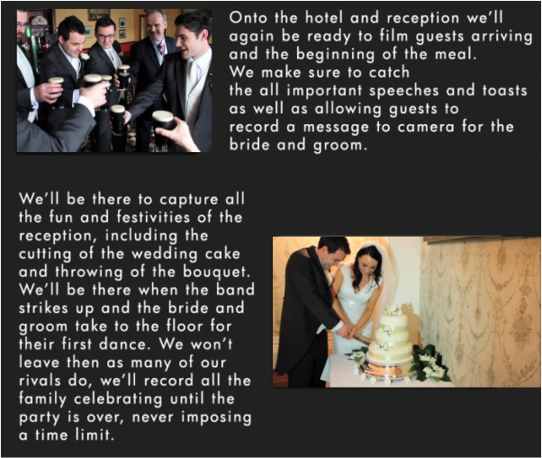 Hotel, Reception, Speeches, First Dance